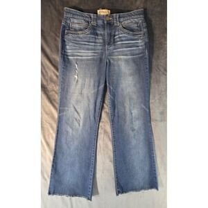 Democracy Ab Technology Mid raw edge strait leg Size 10